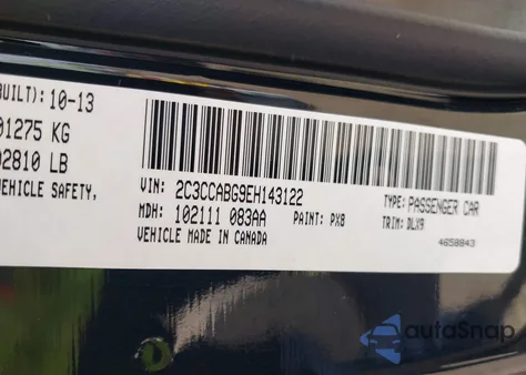 2014 Chrysler 300 300S z USA, uszkodzony, nr VIN 2C3CCABG9EH143122